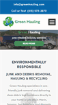 Mobile Screenshot of greenhauling.com